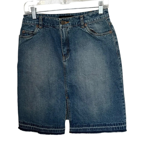 The Limited Denim Midi Skirt Y2K 6 - Picture 1 of 3